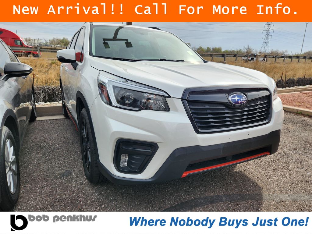 Crystal White Pearl 2021 Subaru Forester Sport Crossover AWD SUV / Crossover All-Wheel Drive Continuously Variable Transmission