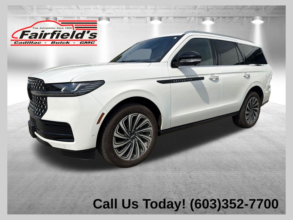 White Metallic 2025 Lincoln Navigator SUV / Crossover Four-Wheel Drive Automatic