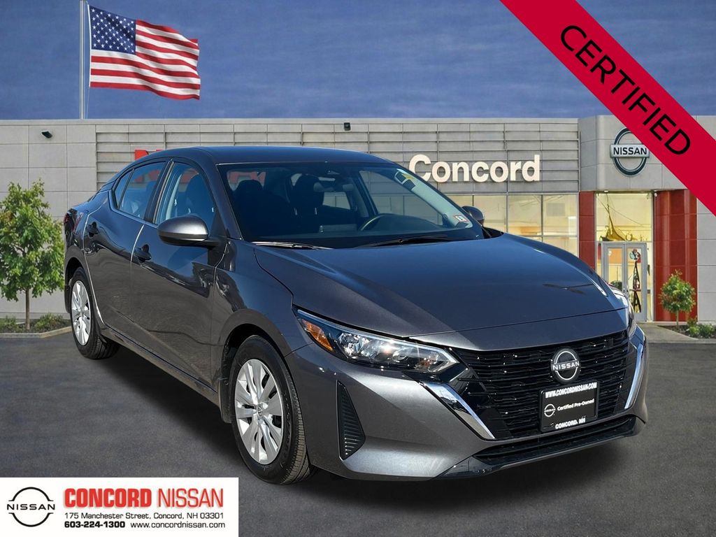 Gray (Gun Metallic) 2025 Nissan Sentra Sedan Front-Wheel Drive Continuously Variable Transmission