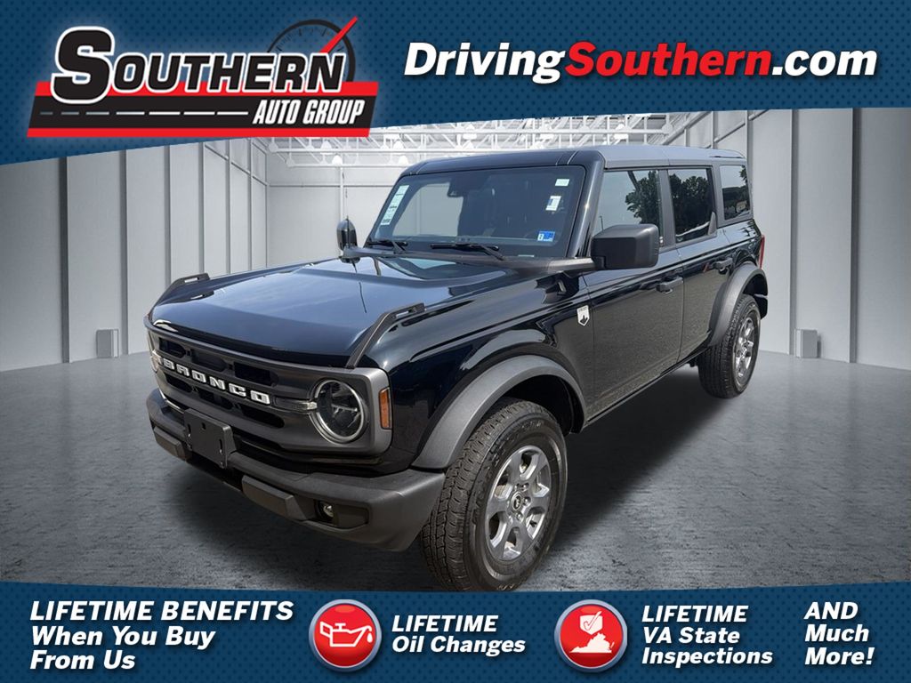 Shadow Black 2024 Ford Bronco SUV / Crossover Four-Wheel Drive 7-Speed Manual