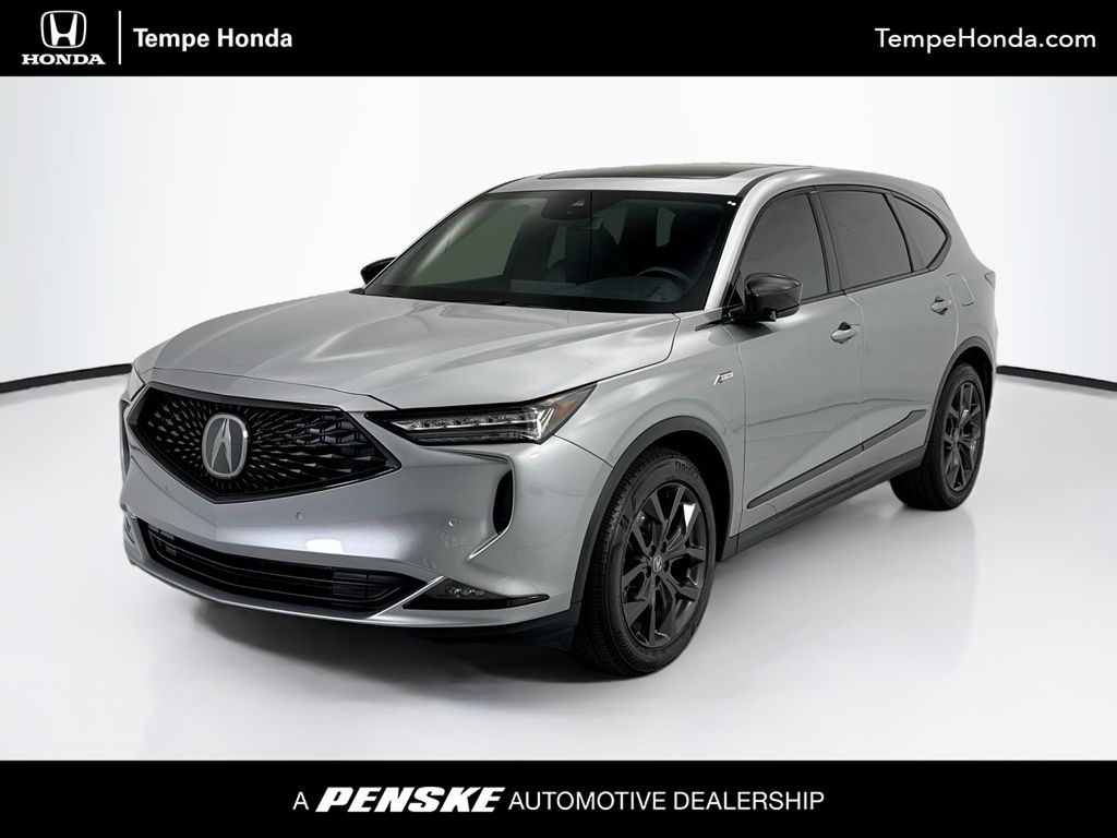 Silver Metallic 2024 Acura MDX SUV / Crossover All-Wheel Drive Automatic