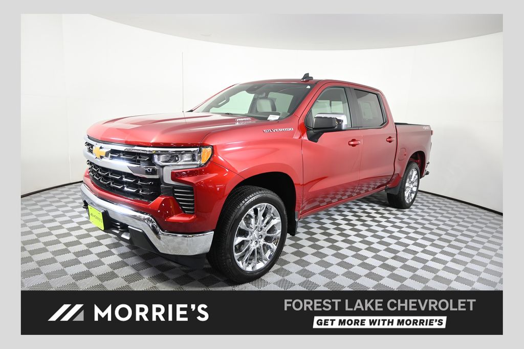 Radiant Red Tintcoat 2024 Chevrolet Silverado 1500 Pickup Truck Four-Wheel Drive 8-Speed Automatic