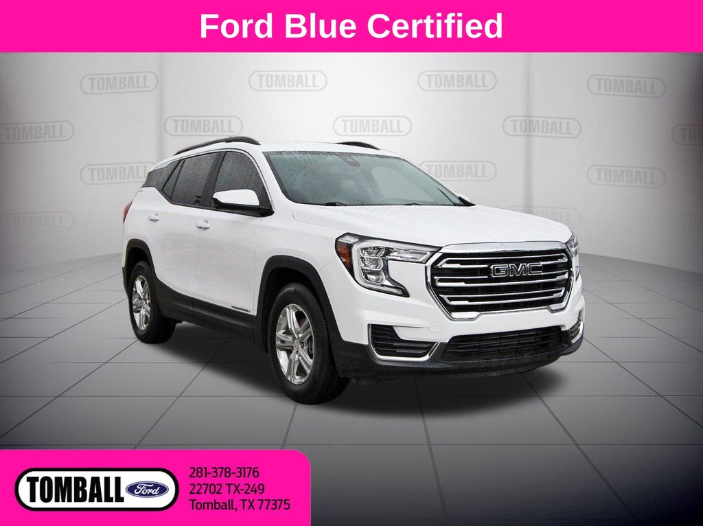 Summit White 2023 GMC Terrain SUV / Crossover All-Wheel Drive 9-Speed Automatic
