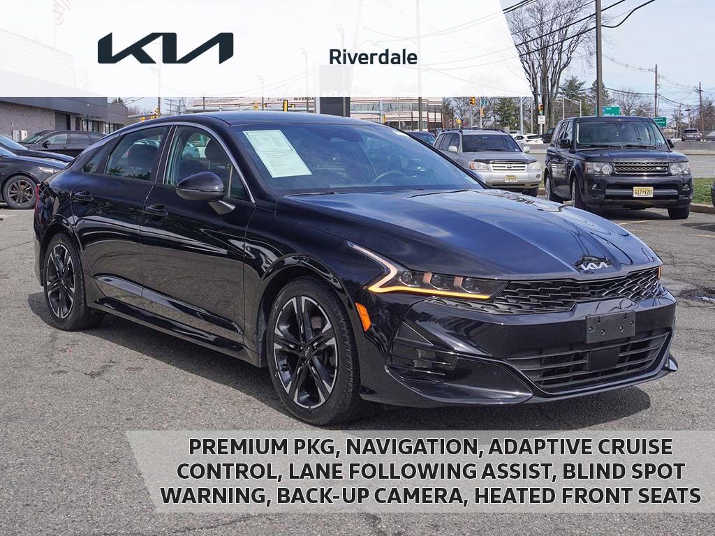 Ebony Black 2023 Kia K5 GT-Line FWD Sedan Front-Wheel Drive 8-Speed Automatic