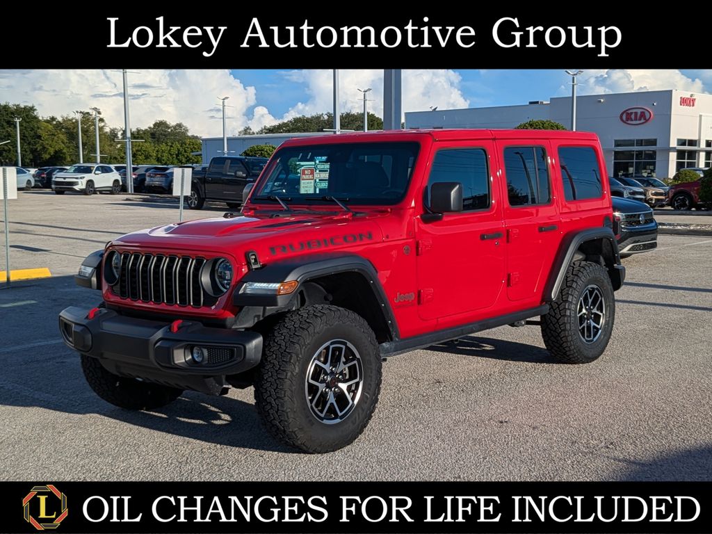 Firecracker Red Clearcoat 2025 Jeep Wrangler SUV / Crossover Four-Wheel Drive 8-Speed Automatic
