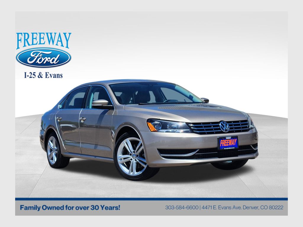 Brown (Titanium Beige) 2015 Volkswagen Passat 2.0L TDI SE FWD Sedan Front-Wheel Drive 6-Speed Dual Clutch