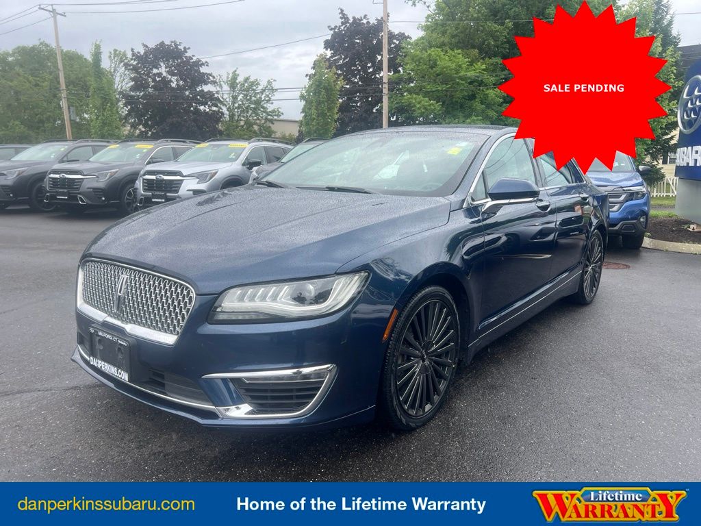 Midnight Sapphire Blue Metallic 2017 Lincoln MKZ Sedan All-Wheel Drive 6-Speed Automatic