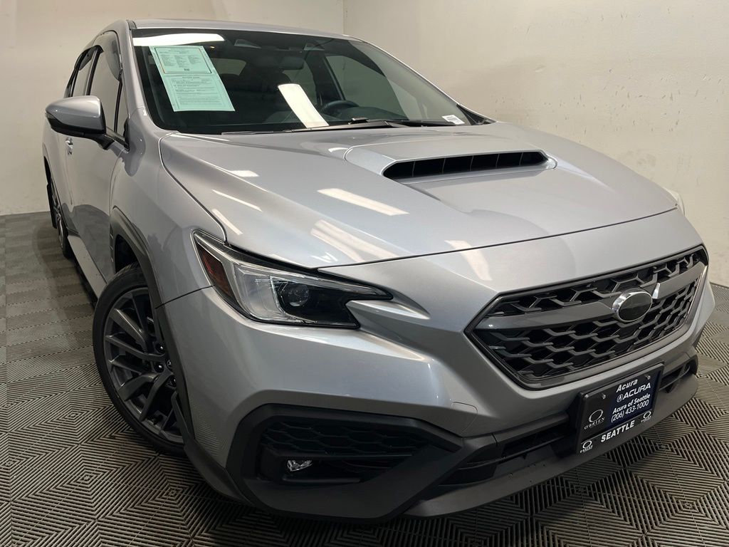 Ice Silver Metallic 2022 Subaru WRX Sedan All-Wheel Drive Continuously Variable Transmission