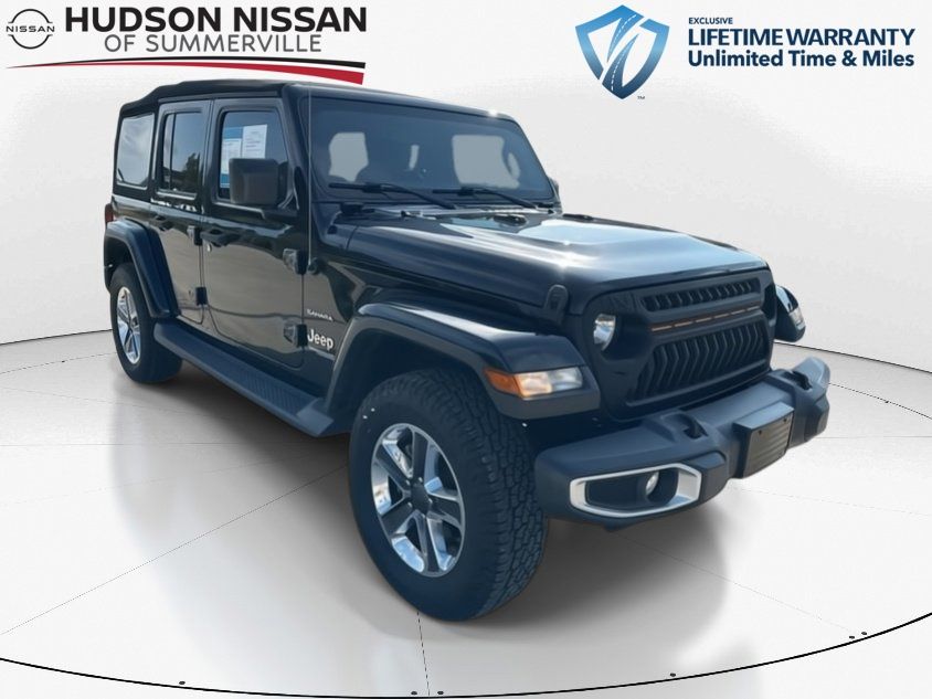 2020 Black Clearcoat Jeep Wrangler Unlimited Unlimited Sahara SUV