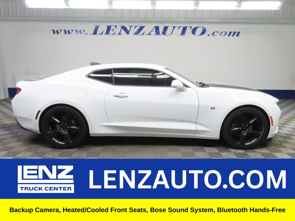 Summit White 2018 Chevrolet Camaro Coupe Rear-Wheel Drive 8-Speed Automatic