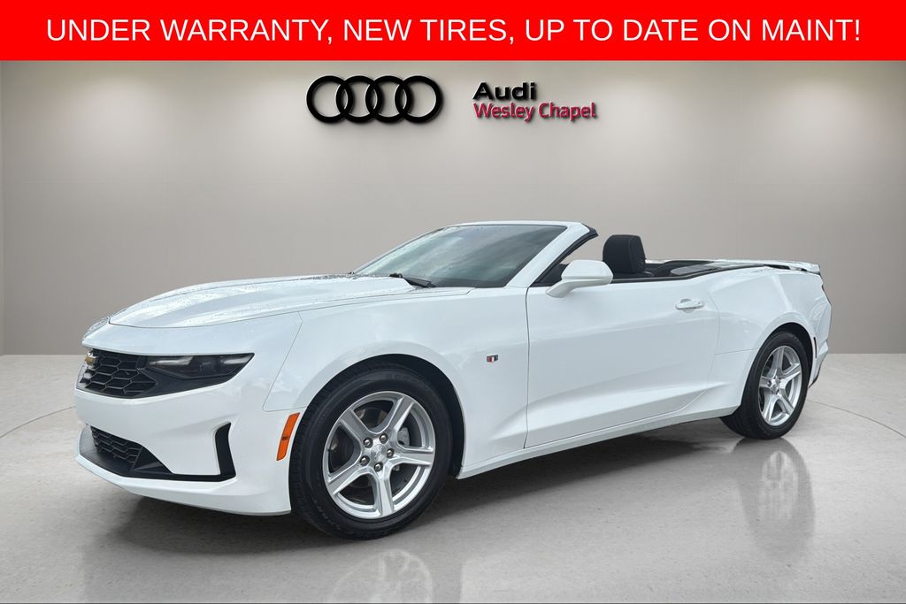 Summit White 2022 Chevrolet Camaro Convertible Rear-Wheel Drive 8-Speed Automatic