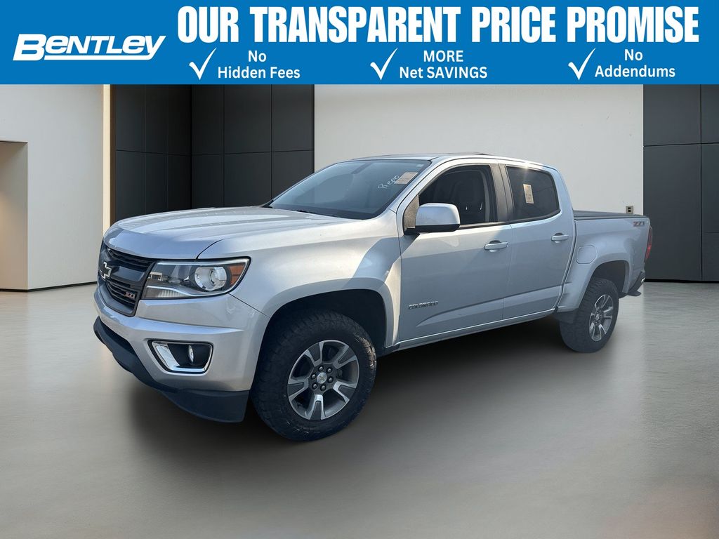 Silver Ice Metallic 2019 Chevrolet Colorado Pickup Truck Four-Wheel Drive 8-Speed Automatic