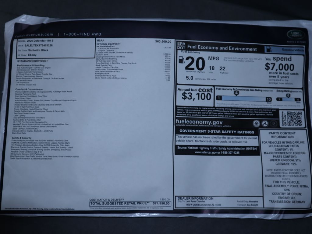 Thumbnail: 2026 Land Rover Defender - 9