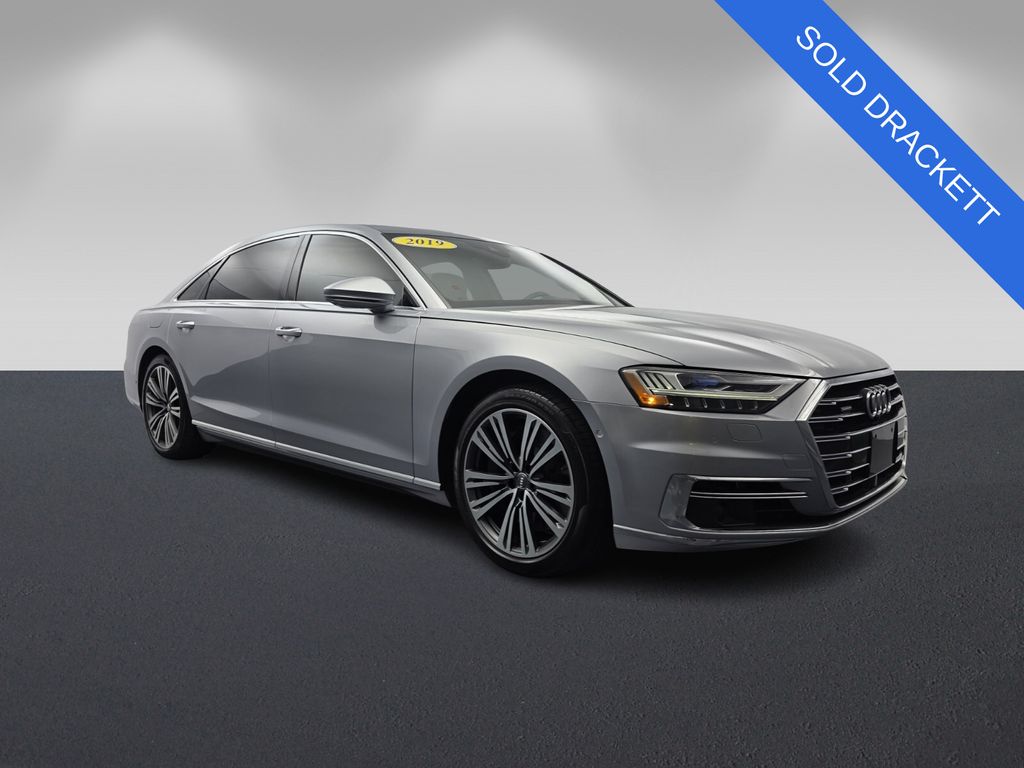 Florett Silver Metallic 2019 Audi A8 L 60 TFSI quattro Sedan All-Wheel Drive 8-Speed Automatic