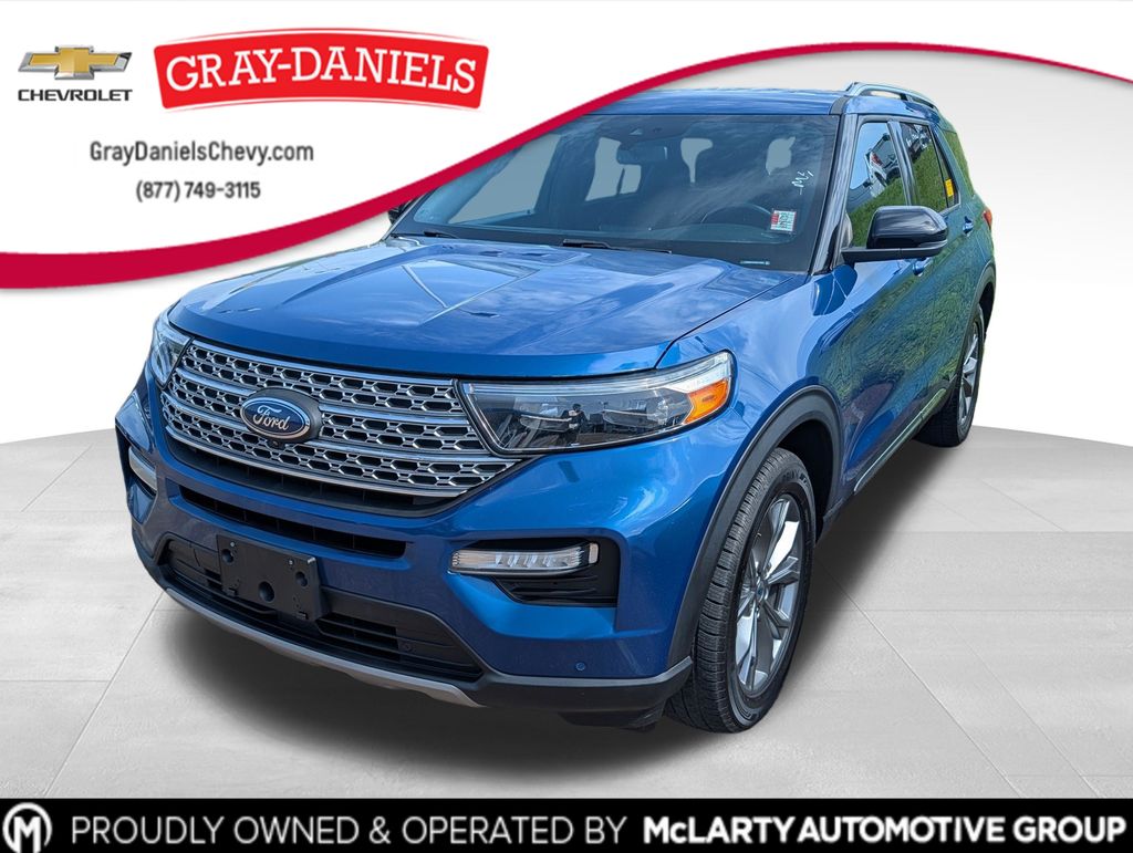 Blue Metallic 2020 Ford Explorer SUV / Crossover All-Wheel Drive Automatic