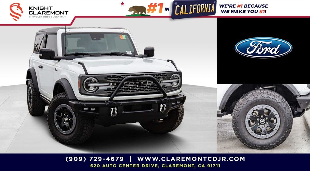 Oxford White 2022 Ford Bronco SUV / Crossover Four-Wheel Drive 7-Speed Manual
