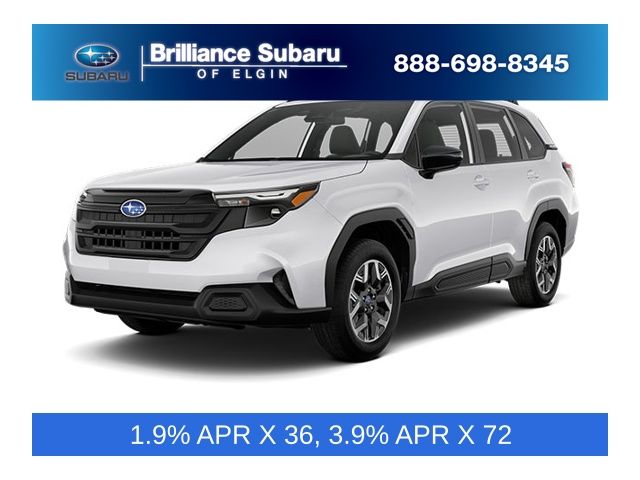 Crystal White 2026 Subaru Forester SUV / Crossover All-Wheel Drive Continuously Variable Transmission