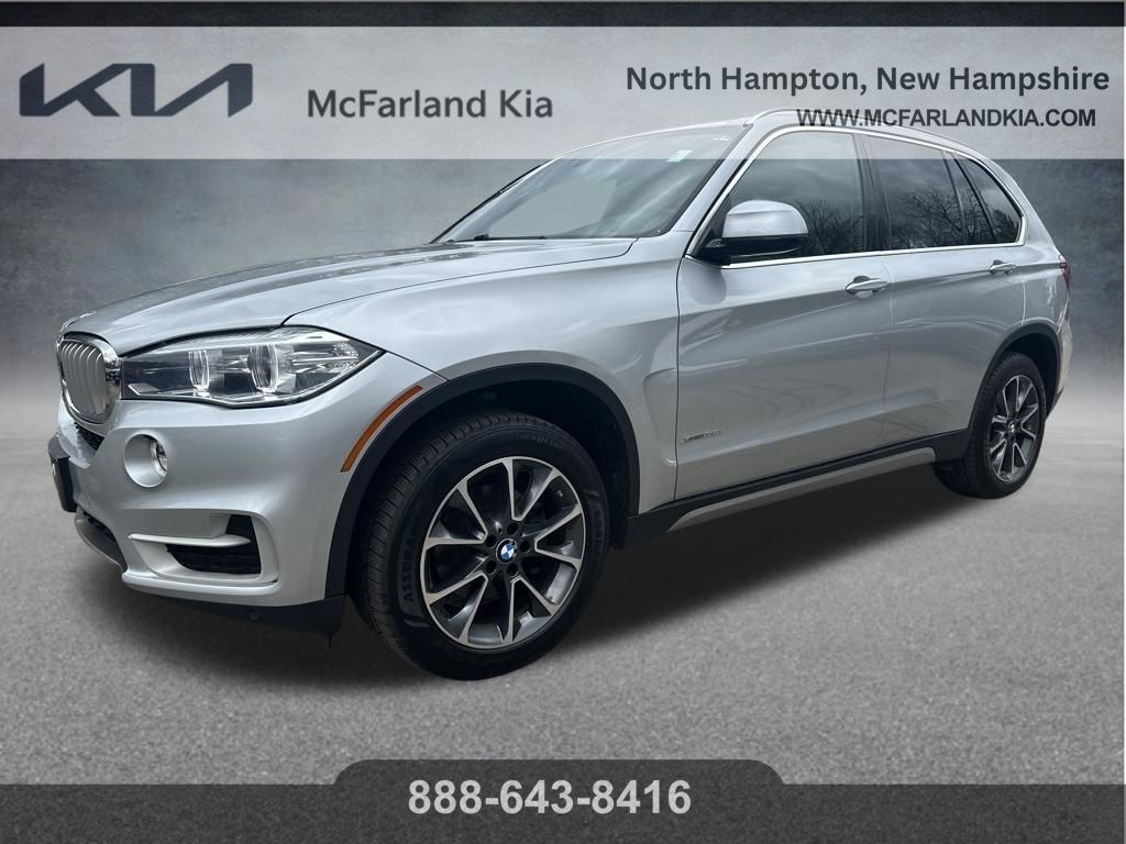 Glacier Silver Metallic 2018 BMW X5 xDrive35i AWD SUV / Crossover All-Wheel Drive 8-Speed Automatic