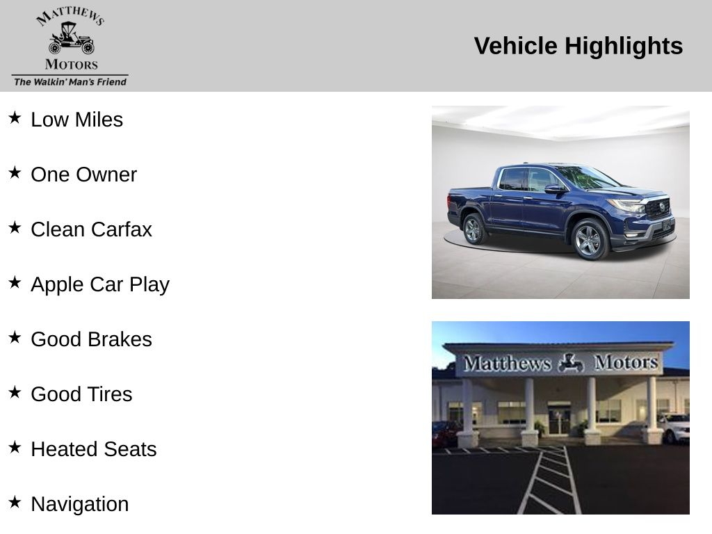 2023 Honda Ridgeline RTL-E Blue at Jones Ford