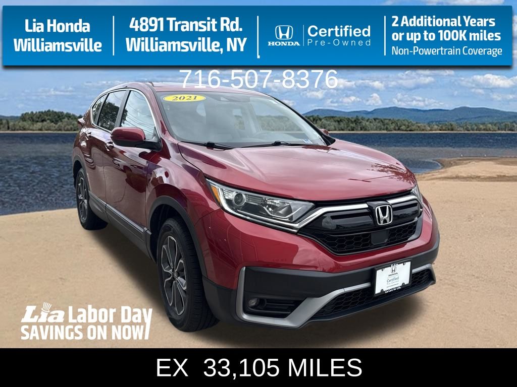Radiant Red Metallic 2021 Honda CR-V SUV / Crossover All-Wheel Drive Continuously Variable Transmission