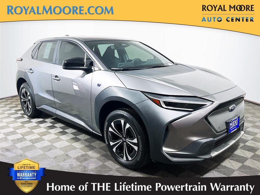 Smoked Carbon 2023 Subaru Solterra Premium AWD SUV / Crossover All-Wheel Drive 1-Speed Automatic