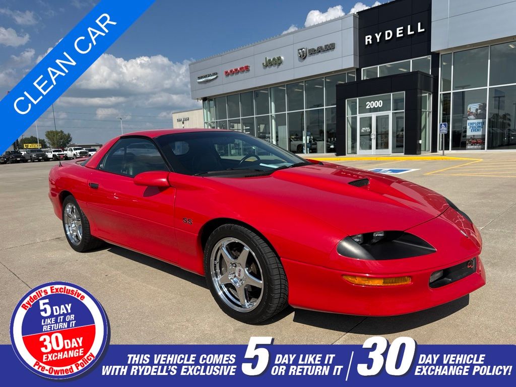 Red 1996 Chevrolet Camaro Coupe Rear-Wheel Drive 6-Speed Manual