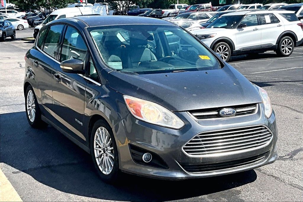 Gray (Magnetic) 2015 Ford C-Max Hybrid SEL FWD Wagon Front-Wheel Drive Continuously Variable Transmission