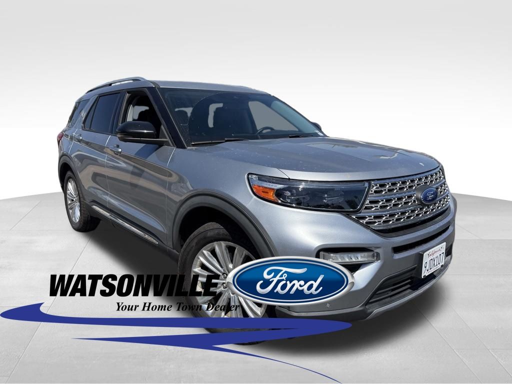 Silver Metallic 2020 Ford Explorer SUV / Crossover Rear-Wheel Drive Automatic