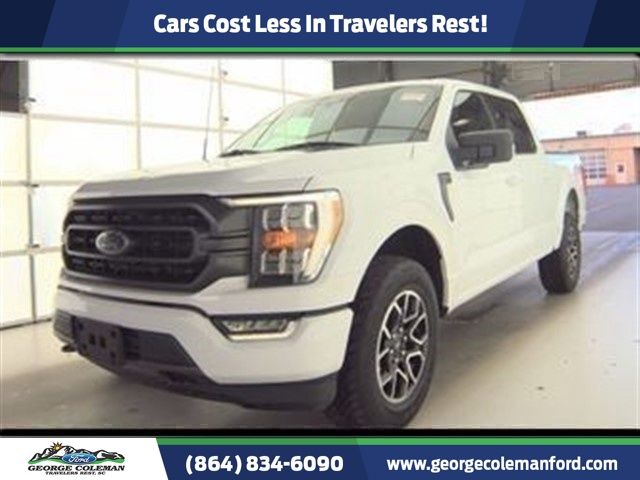 Oxford White 2023 Ford F-150 XLT SuperCrew 4WD Pickup Truck Four-Wheel Drive Automatic