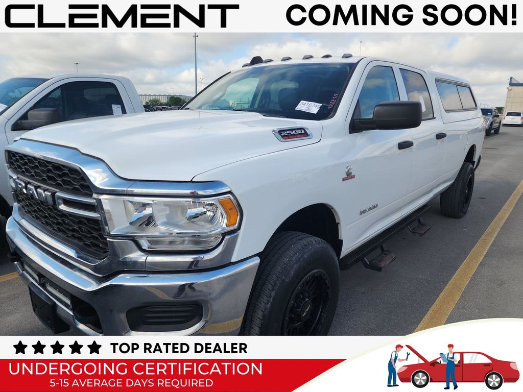 Bright White Clearcoat 2019 RAM 2500 Tradesman Crew Cab LB 4WD Pickup Truck Four-Wheel Drive 6-Speed Automatic