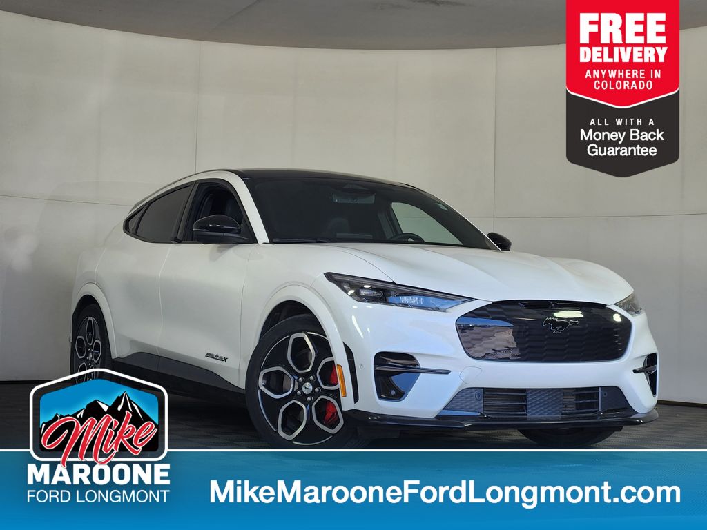 Star White Metallic Tri-Coat 2023 Ford Mustang Mach-E SUV / Crossover All-Wheel Drive Automatic