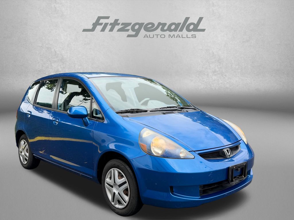 Blue 2008 Honda Fit Hatchback Front-Wheel Drive 5-Speed Automatic