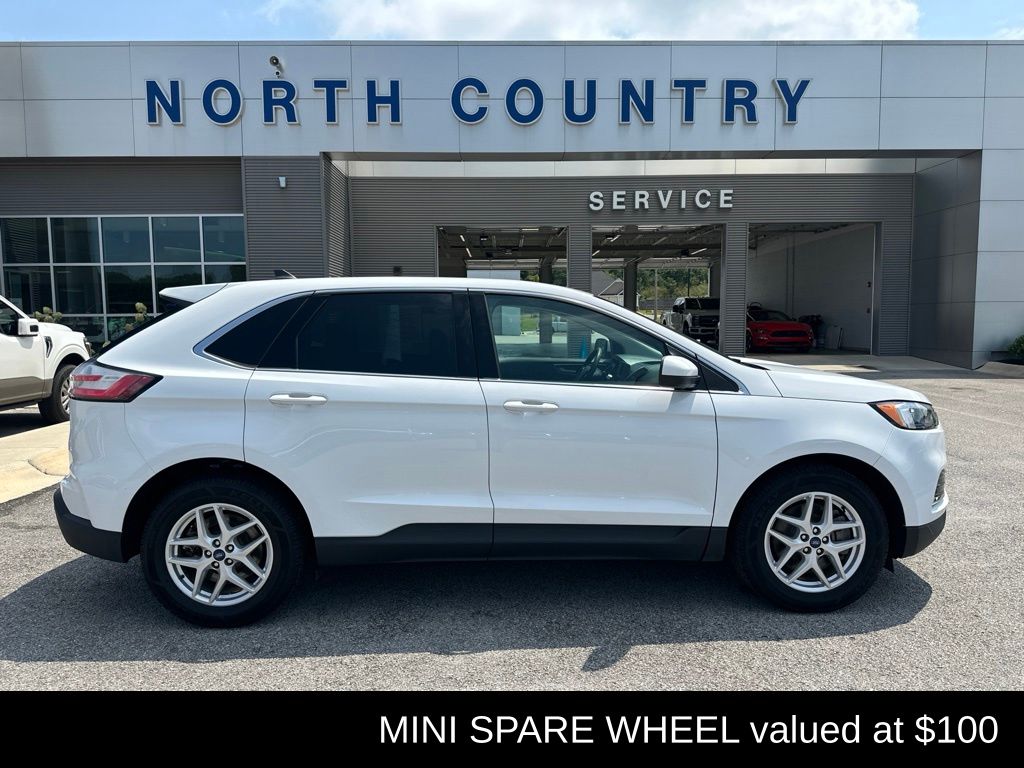 Oxford White 2022 Ford Edge SUV / Crossover All-Wheel Drive 8-Speed Automatic