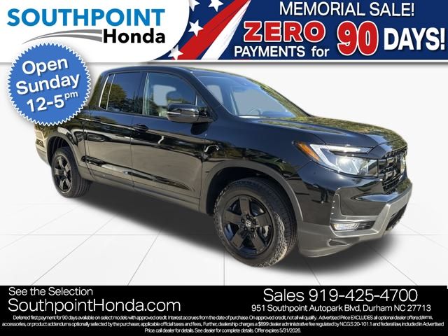 Nh-731p/Crystal Bl 2026 Honda Ridgeline Black Edition AWD Pickup Truck All-Wheel Drive 9-Speed Automatic
