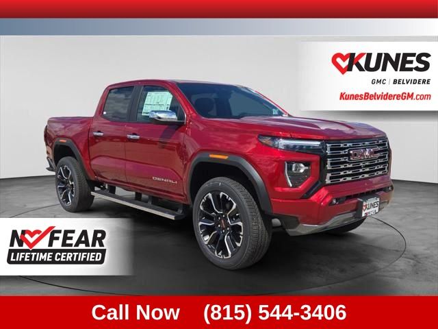 Volcanic Red Tintcoat 2026 GMC Canyon Pickup Truck Four-Wheel Drive 8-Speed Automatic