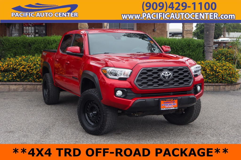 Barcelona Red Metallic 2020 Toyota Tacoma Pickup Truck Four-Wheel Drive 6-Speed Automatic