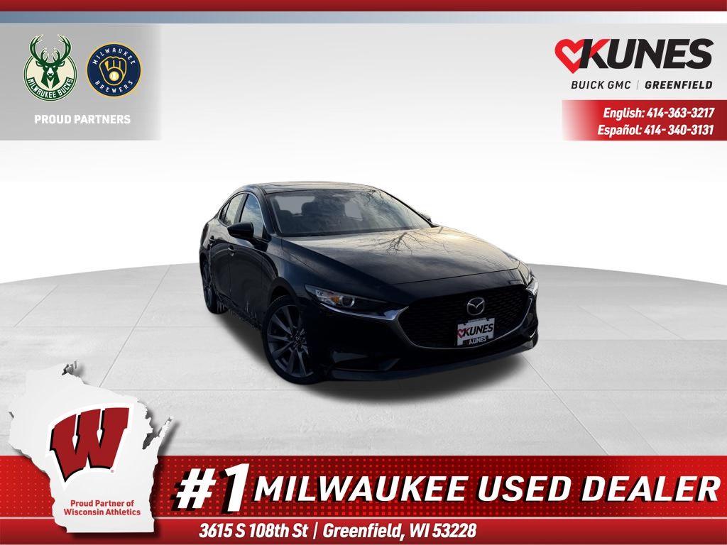 Jet Black 2024 Mazda MAZDA3 2.5 S Preferred Sedan FWD Sedan Front-Wheel Drive 6-Speed Automatic