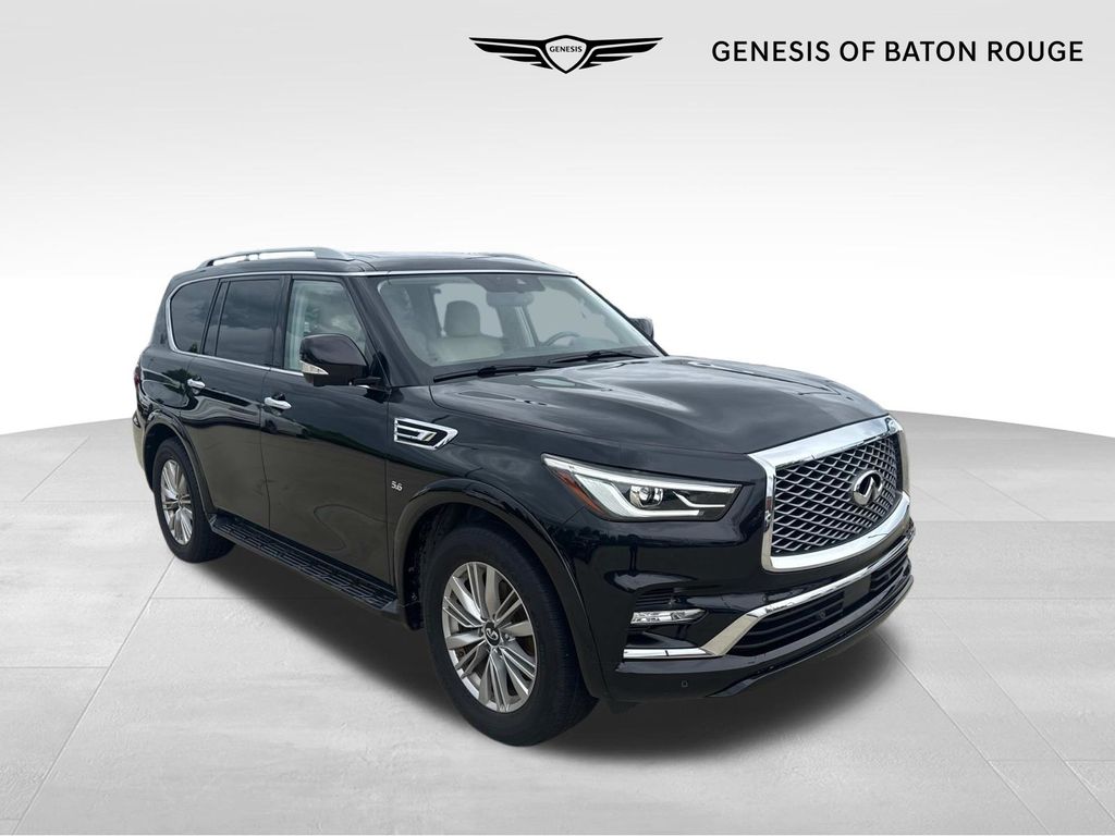 Mineral Black 2019 INFINITI QX80 SUV / Crossover Rear-Wheel Drive 7-Speed Automatic