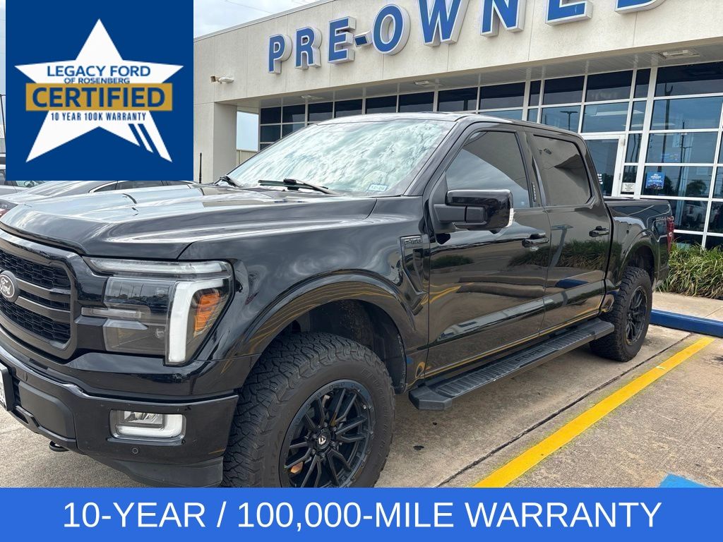 Agate Black Metallic 2024 Ford F-150 Pickup Truck Four-Wheel Drive Automatic