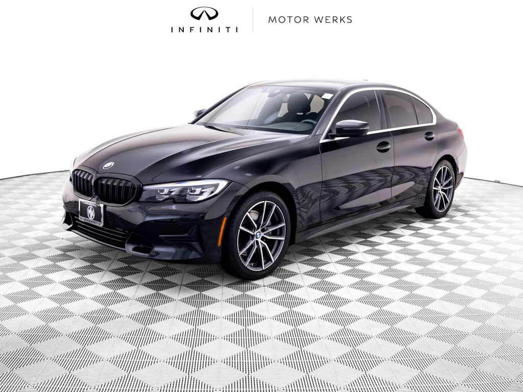 Jet Black 2019 BMW 3 Series Sedan All-Wheel Drive 8-Speed Automatic