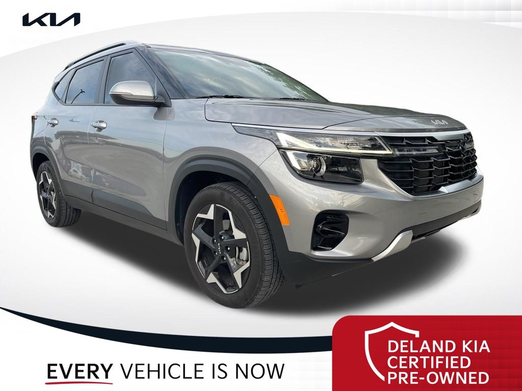 Steel Gray 2025 Kia Seltos SUV / Crossover Front-Wheel Drive Continuously Variable Transmission