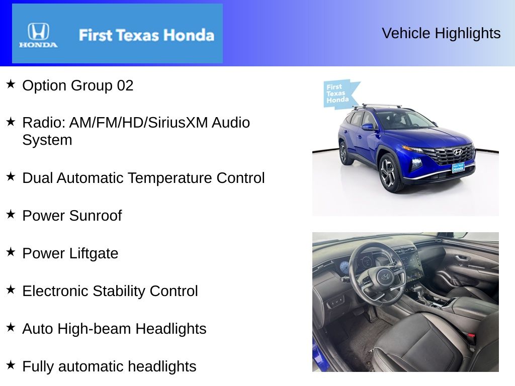 Used Car 2023 Hyundai Tucson  Sel For Sale Under $25,000 In Austin, Texas