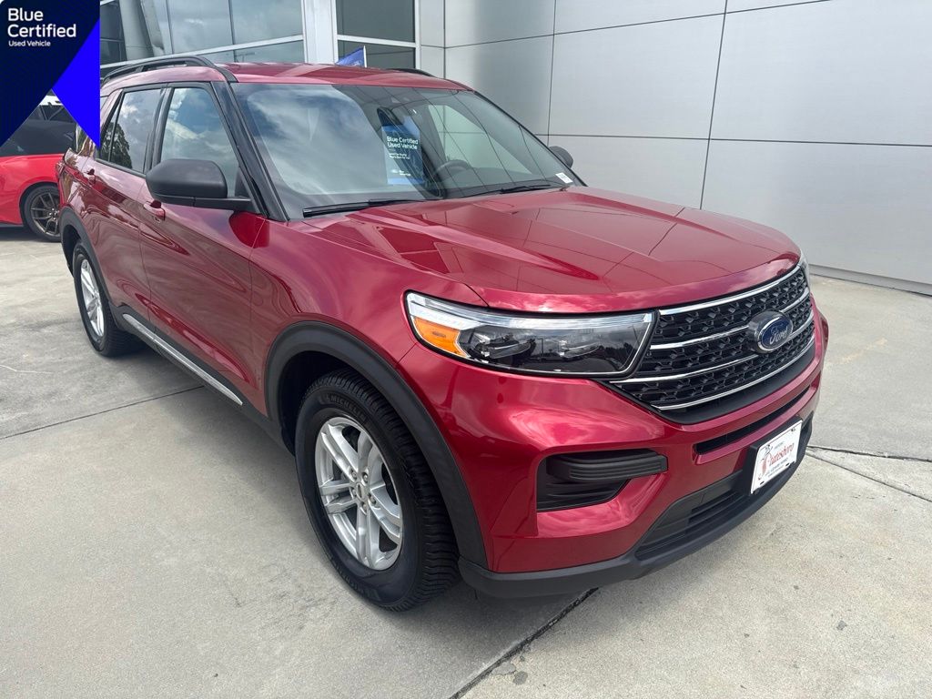 Rapid Red Metallic Tinted Clearcoat 2020 Ford Explorer SUV / Crossover Rear-Wheel Drive Automatic