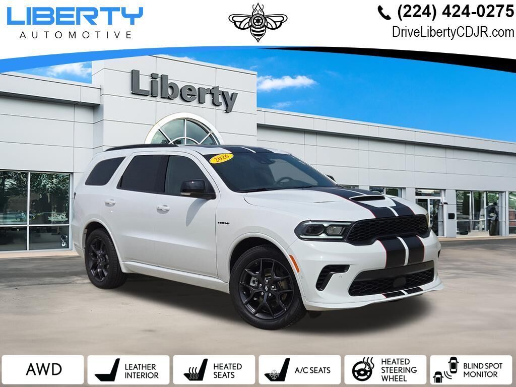 White Knuckle Clearcoat 2026 Dodge Durango SUV / Crossover All-Wheel Drive 8-Speed Automatic