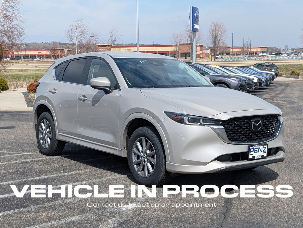Gray (Platinum Quartz Metallic) 2024 Mazda CX-5 2.5 S Select AWD SUV / Crossover All-Wheel Drive 6-Speed Automatic