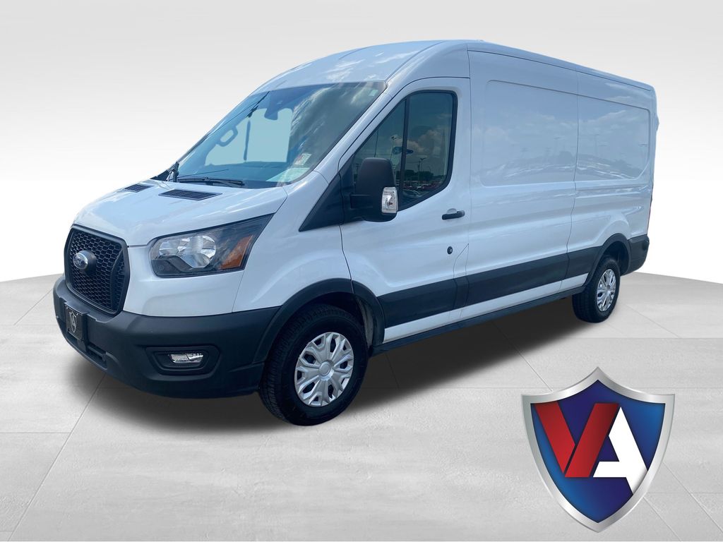 Oxford White 2024 Ford Transit Cargo Van Rear-Wheel Drive 