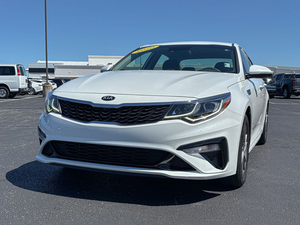 Snow White Pearl 2020 Kia Optima LX FWD Sedan Front-Wheel Drive 6-Speed Automatic