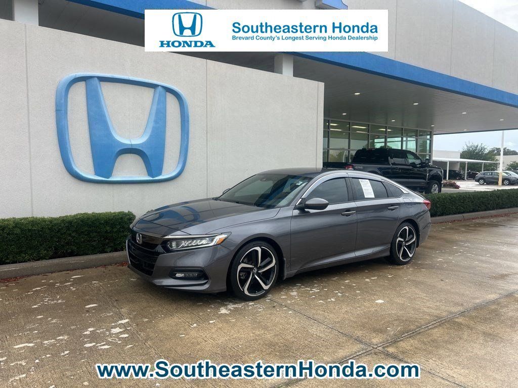 Gray 2020 Honda Accord 1.5T Sport FWD Sedan Front-Wheel Drive Continuously Variable Transmission