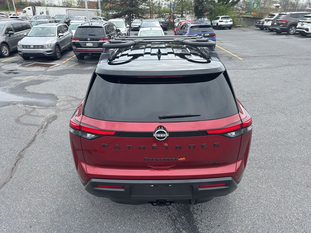 2024 Nissan Pathfinder Rock Creek Red at South Hills Kia