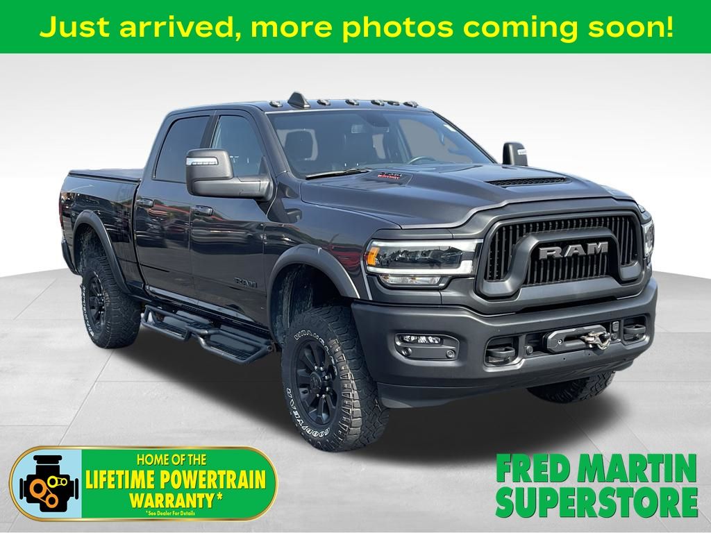 Gray (Granite Crystal Metallic Clearcoat) 2024 RAM 2500 Pickup Truck Four-Wheel Drive 8-Speed Automatic